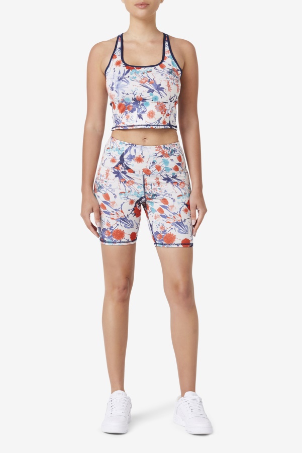 Fila Navy Zuri Reversible Crop Tank