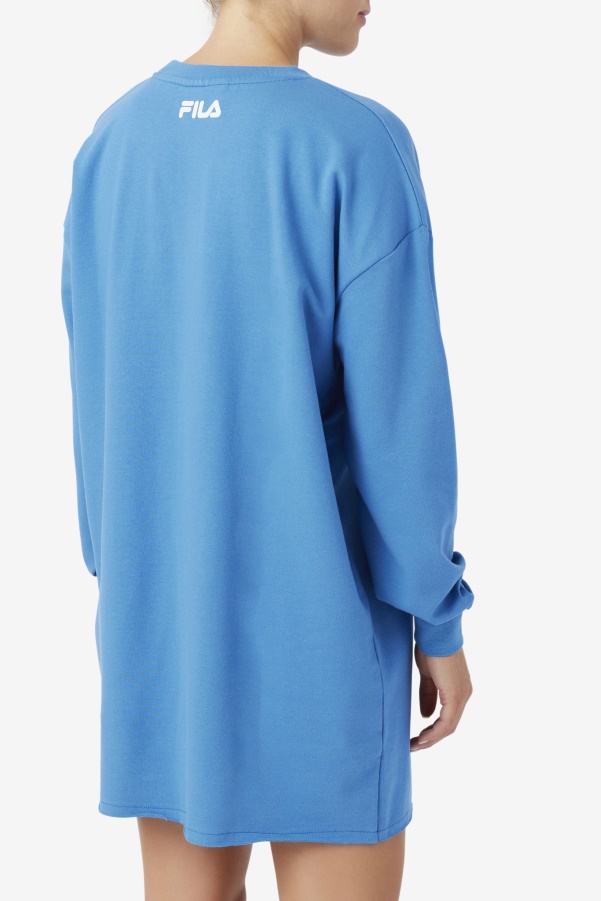 Mazik T-Shirt Dress Fila Vallarta Blue/White