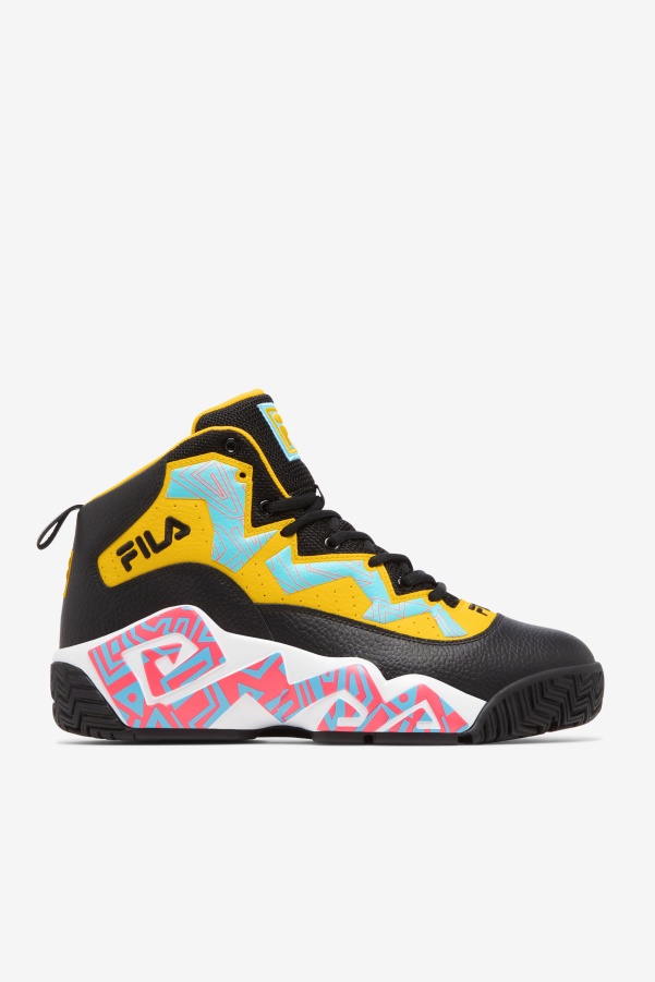 Men's MB Fila Black/Lemon/Bluefish