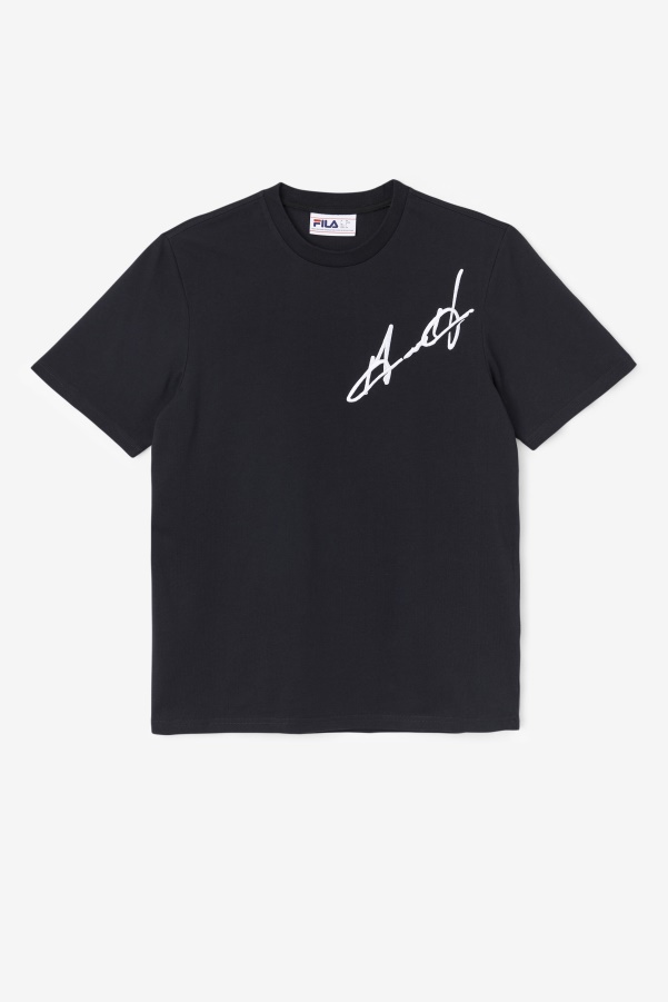 Grant Hill Cormac Tee Black Fila