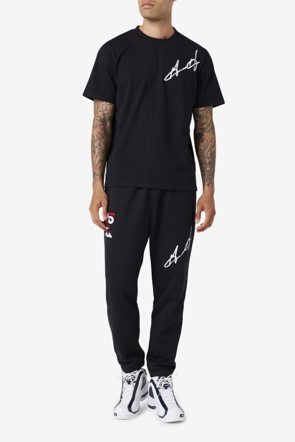 Grant Hill Cormac Tee Black Fila