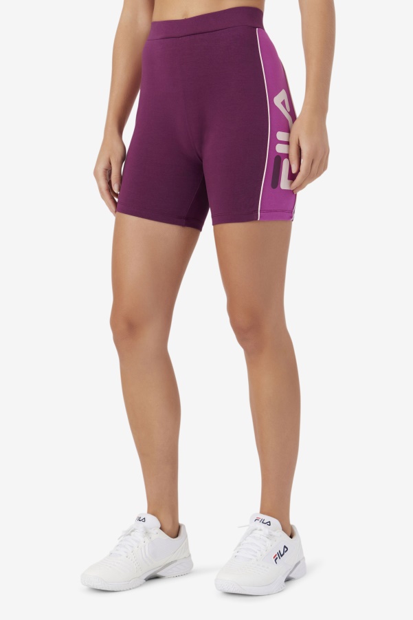 Fila Davina Bike Short Grape Wine/Rouge/Potpourri