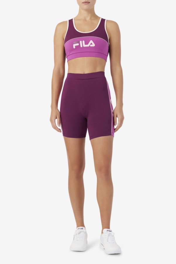 Fila Davina Bike Short Grape Wine/Rouge/Potpourri