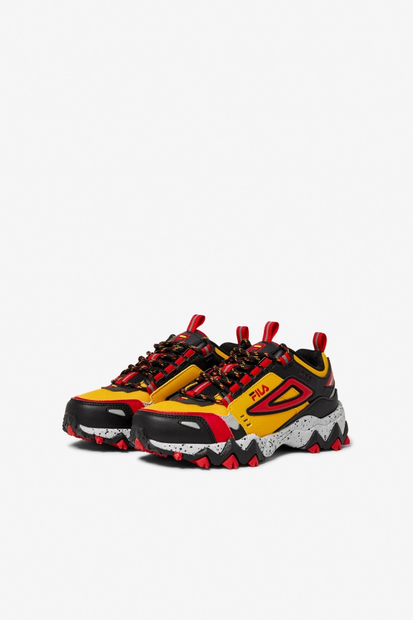 Fila Big Kids' Oakmont Tr Gold/Black/Red