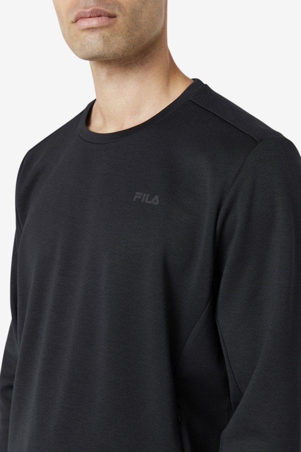 Black/Nine Iron Emry Crew Fila