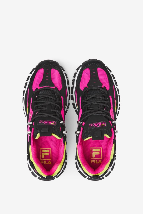 Women's Ray Tracer TR 2 Black/White/Pink Glow Fila