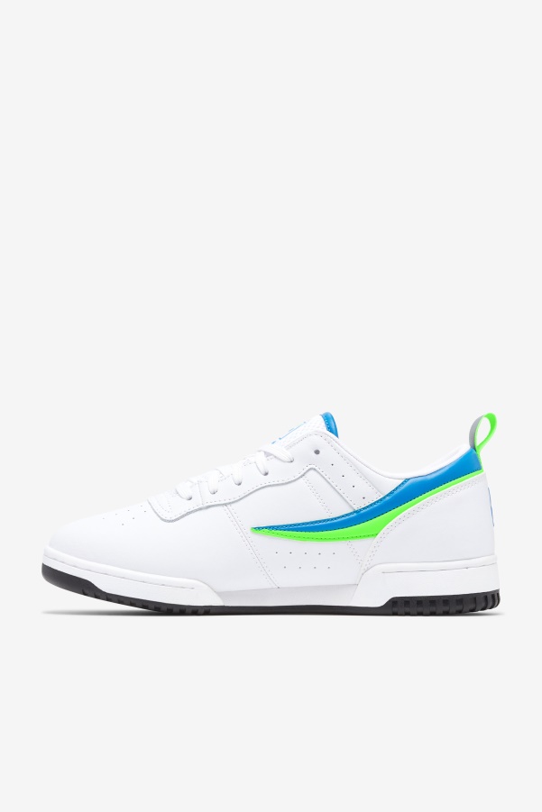 White/Green/Black Men's Original Fitness Fila
