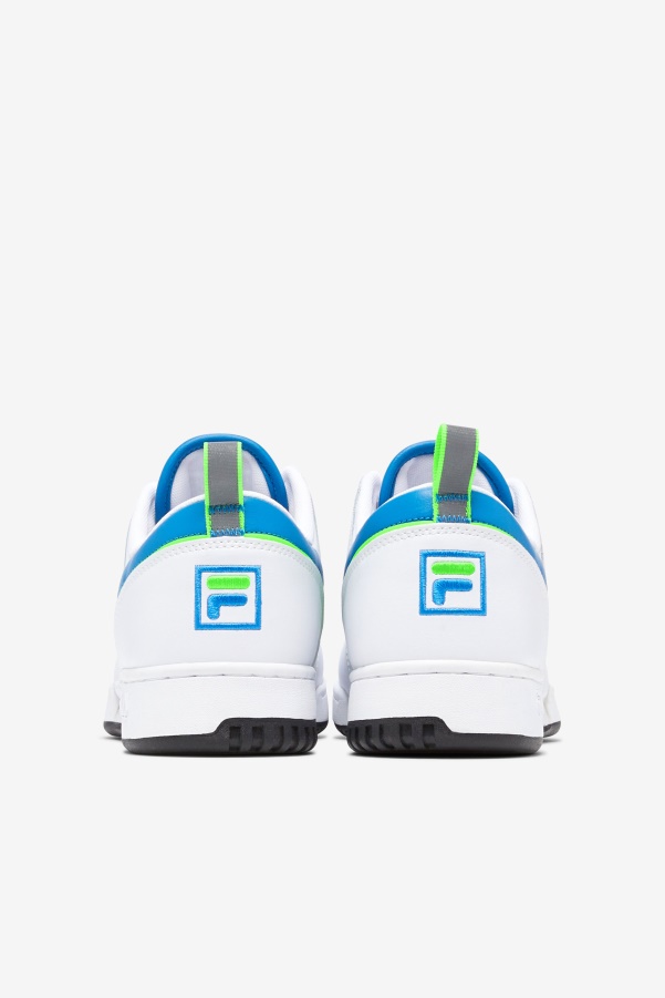 White/Green/Black Men's Original Fitness Fila