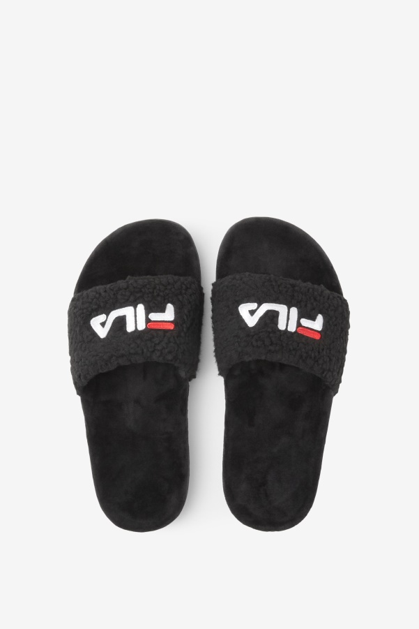 Fila Women's Fuzzy Drifter Black/Red/White