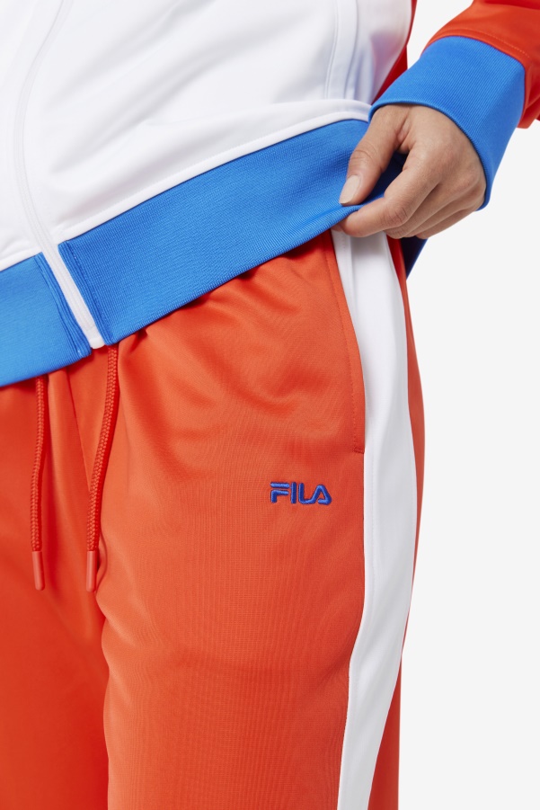Dominican Republic Pant Fiery Red/White Fila