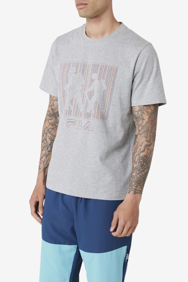 Heather Grey Fila Visuri Tee
