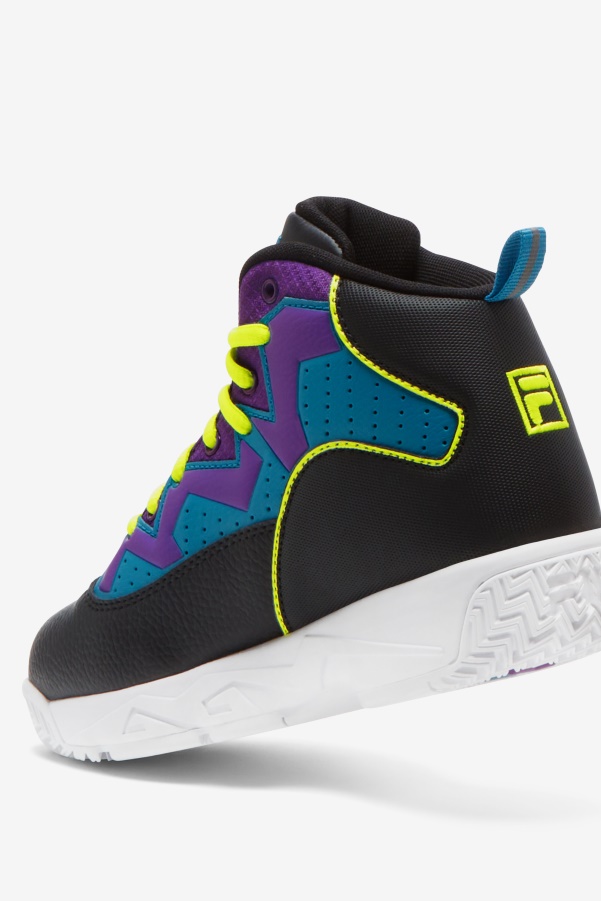 Black/Yellow/Purple Big Kids' Mb Fila