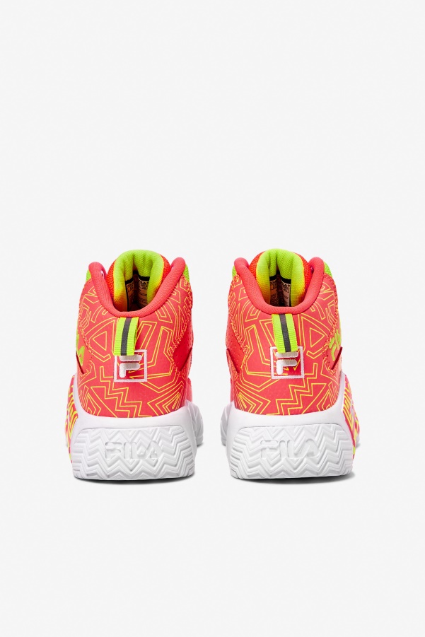 Little Kids' MB Fila Fiery Coral/White/Lime Punch