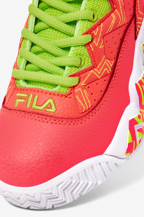 Little Kids' MB Fila Fiery Coral/White/Lime Punch