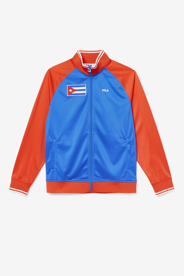 Cuba Track Jacket Fila Fiery Red/White/Blue