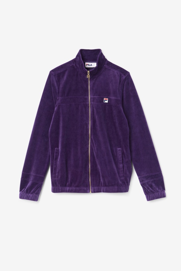 Ravid Velour Jacket Blackberry Cordial Fila