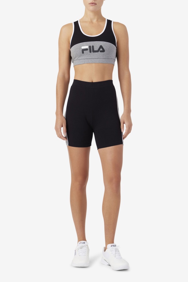 Davina Bike Short Fila Black/Heather/White