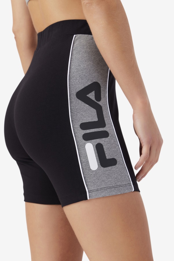 Davina Bike Short Fila Black/Heather/White