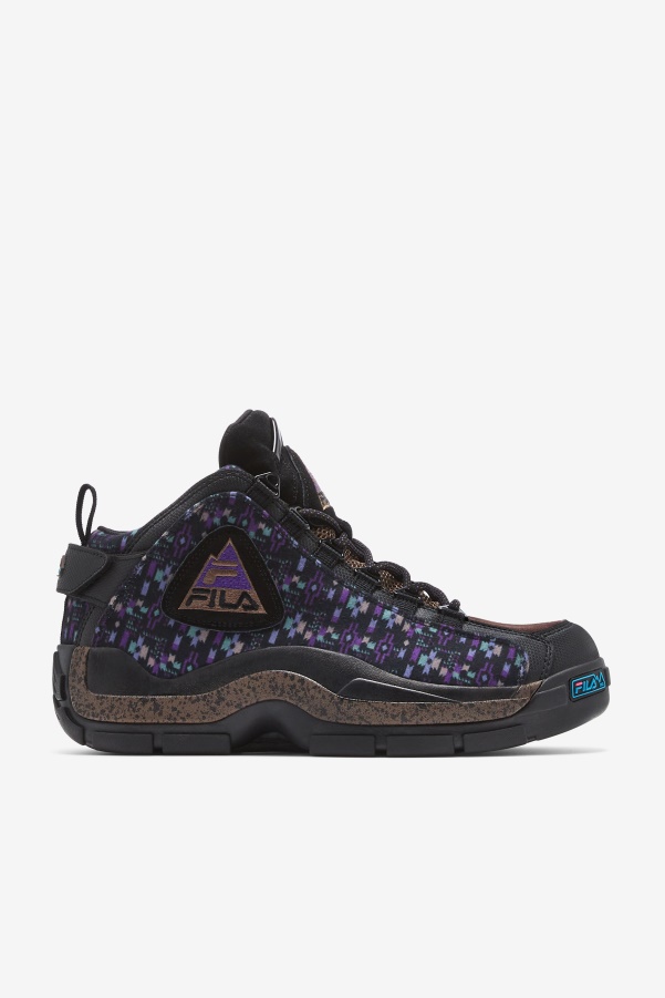 Grant Hill 2 Outdoor Black/Pinecone/Purple Fila