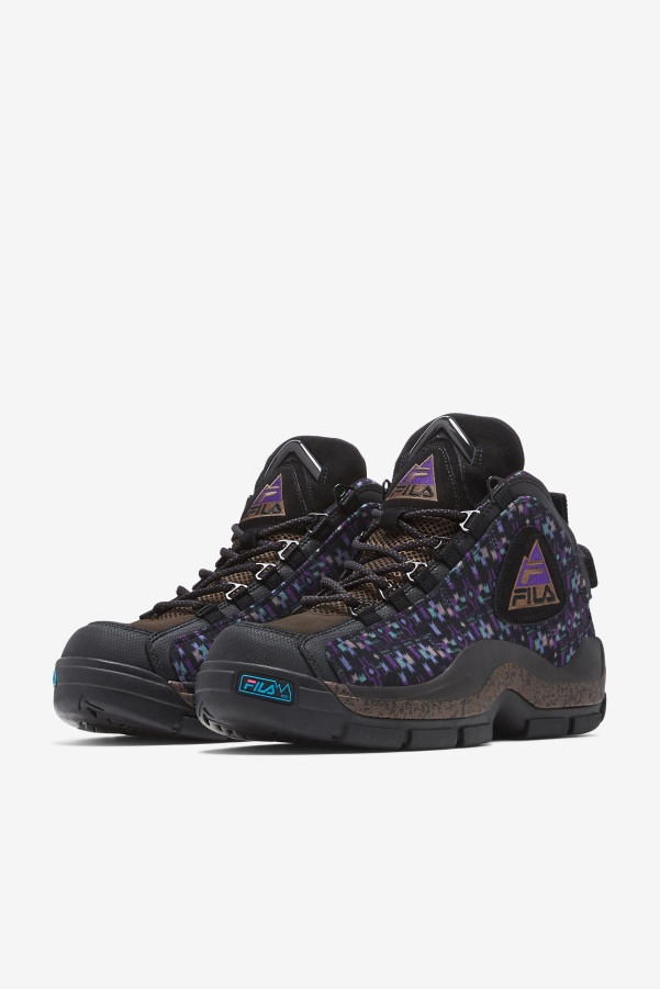 Grant Hill 2 Outdoor Black/Pinecone/Purple Fila