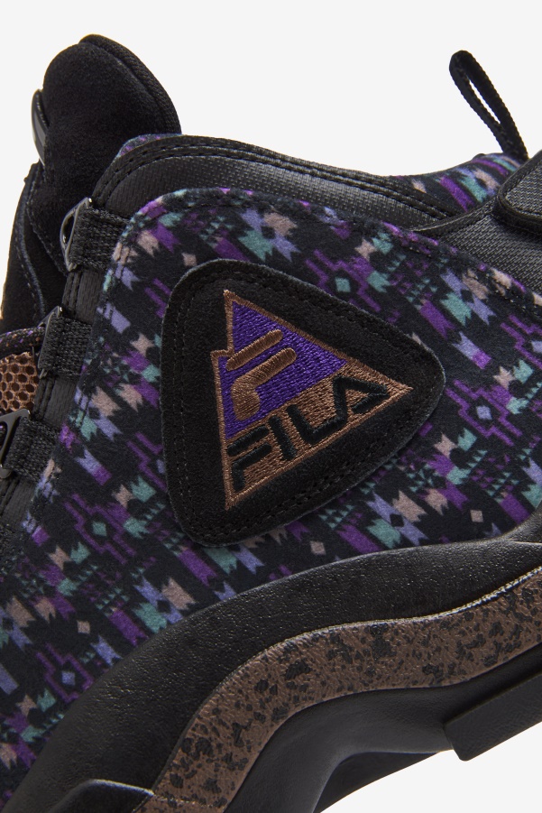 Grant Hill 2 Outdoor Black/Pinecone/Purple Fila