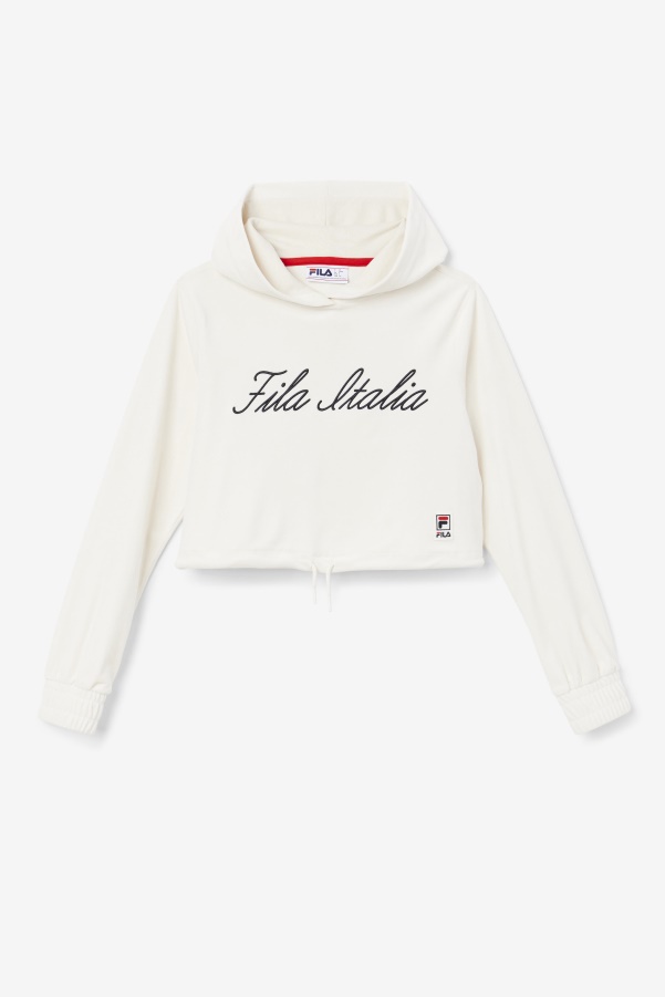 Gardenia/Black Sofia Hoodie Fila