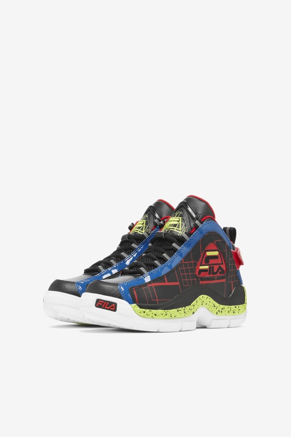 Fila Little Kids' Grant Hill 2 Black/Blue/Red