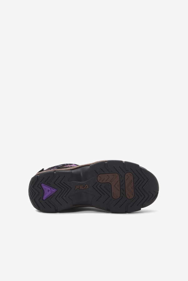 Fila Black/Pinecone/Purple Big Kids' Grant Hill 2 Outdoor