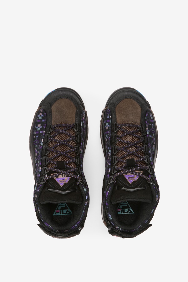 Fila Black/Pinecone/Purple Big Kids' Grant Hill 2 Outdoor