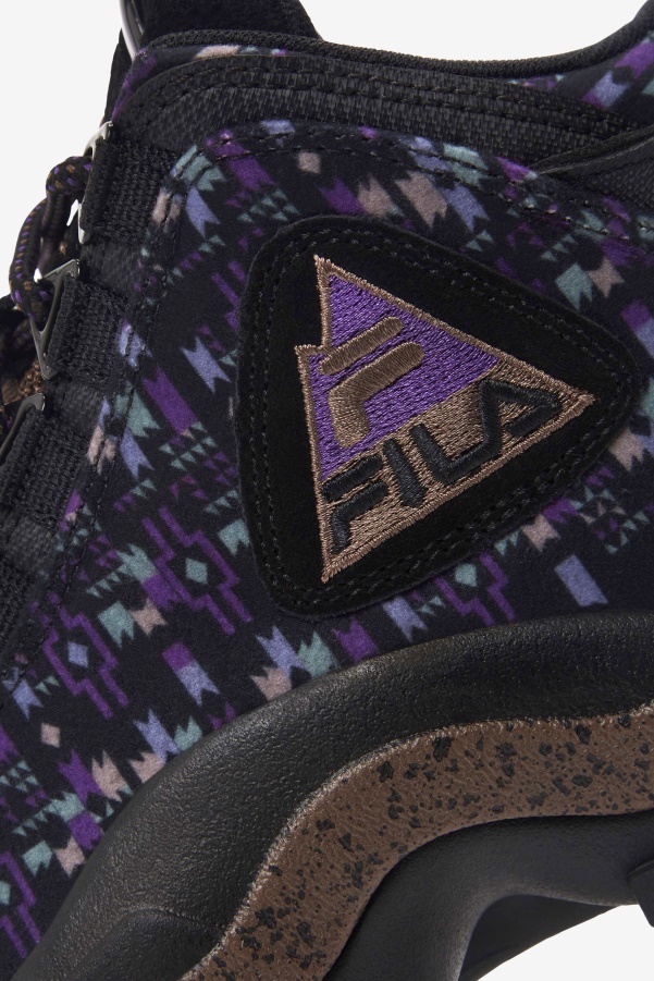 Fila Black/Pinecone/Purple Big Kids' Grant Hill 2 Outdoor