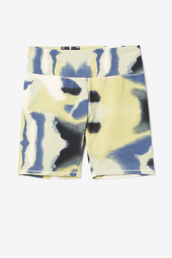 Dawn Bike Short Brushstroke Print Fila