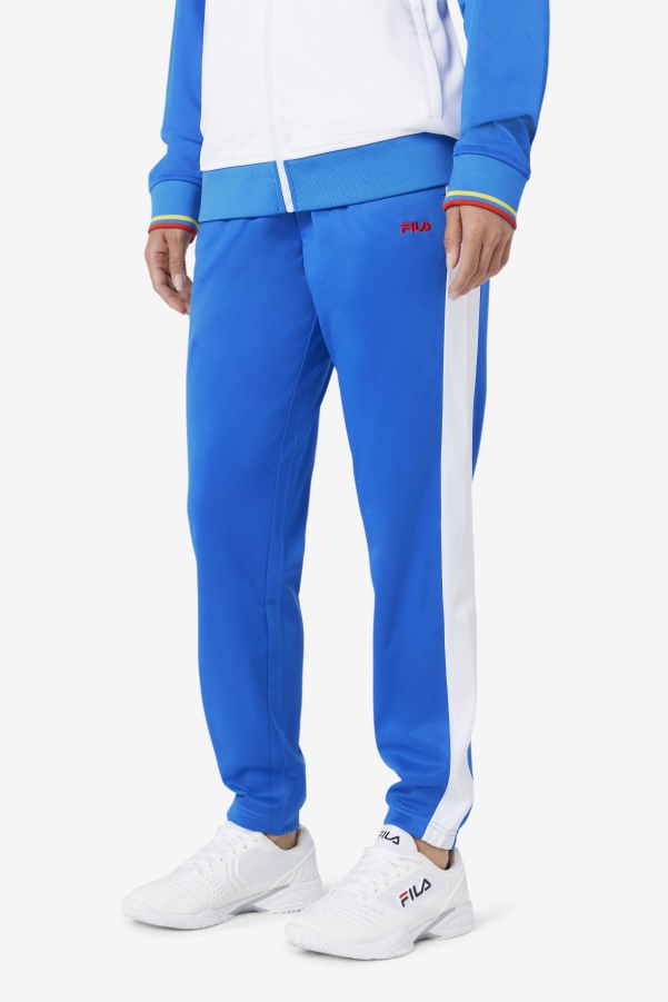 Ecuador Track Pant Blue/White/Fiery Red Fila