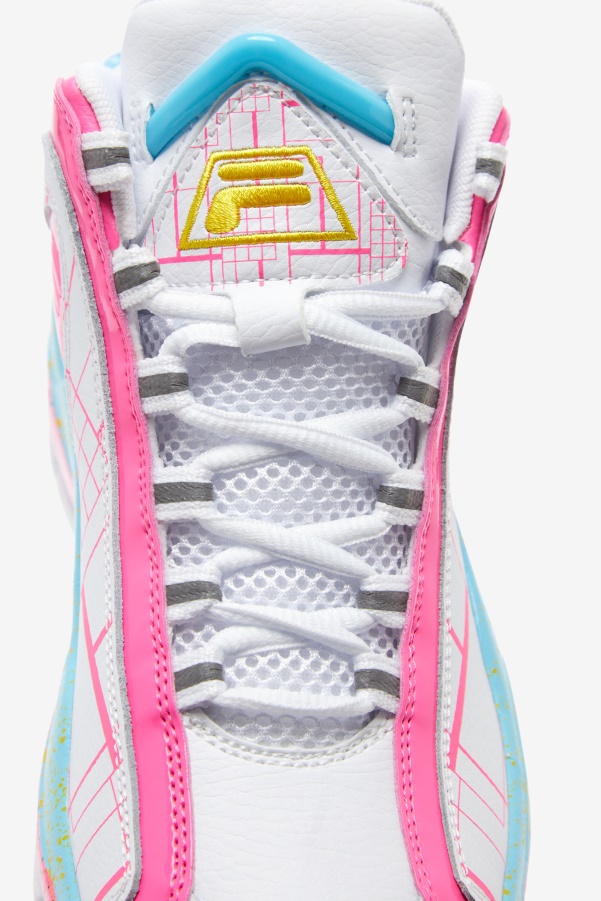 Big Kids' Grant Hill 2 Fila White/Pink/Bluefish