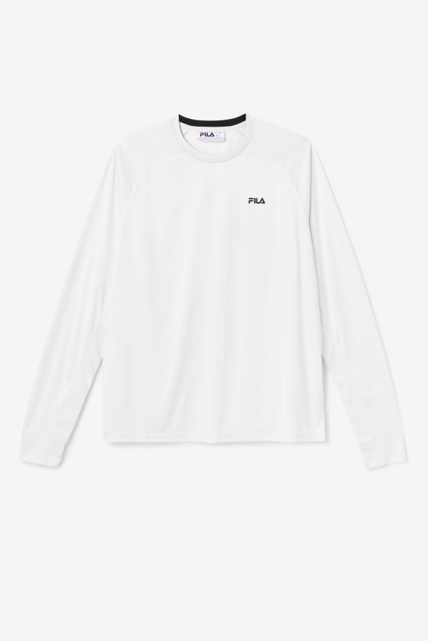 Nimbus Cloud/Black Fila Jazam Long Sleeve Crew