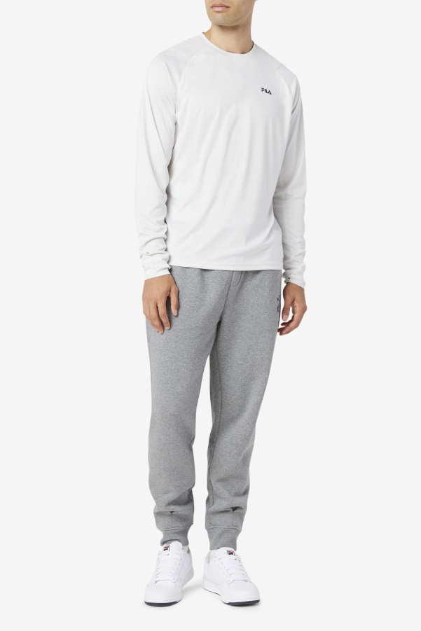 Nimbus Cloud/Black Fila Jazam Long Sleeve Crew