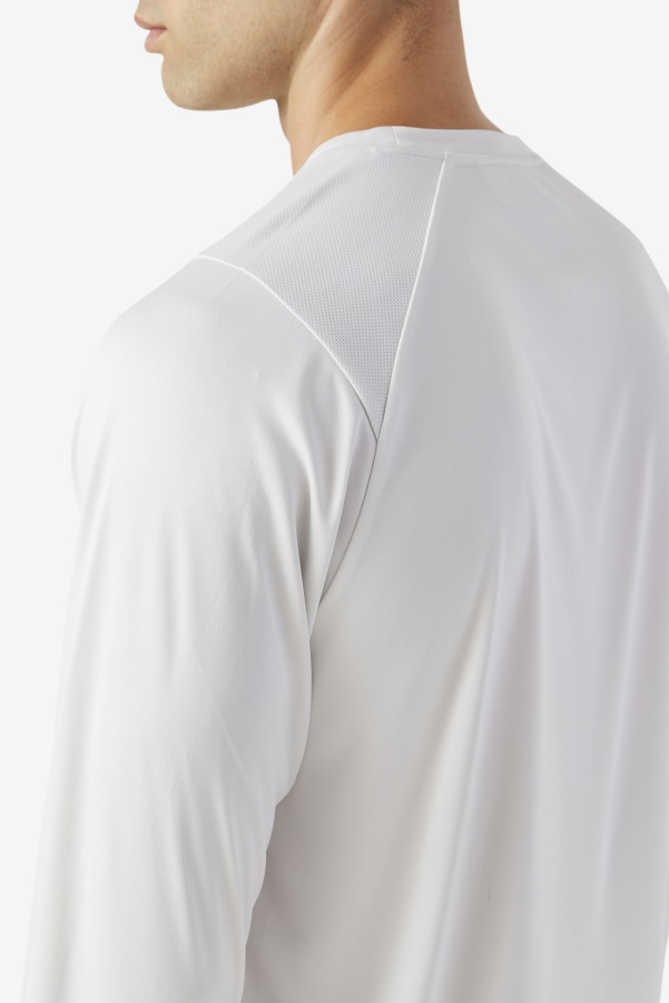 Nimbus Cloud/Black Fila Jazam Long Sleeve Crew