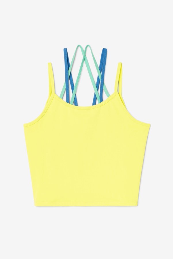Cecillia Strappy Tank Fila Sulphur