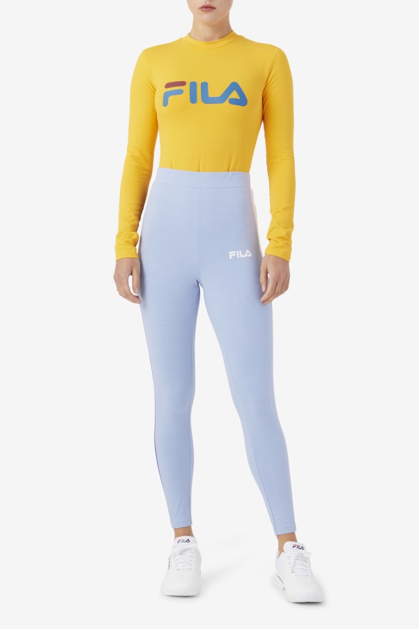 Chaya Bodysuit Yellow/Vallarta Blue/Rhubarb Fila