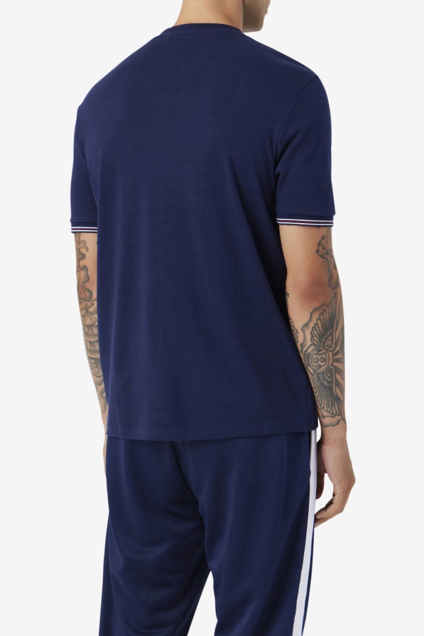 Caleb Crew Fila Navy