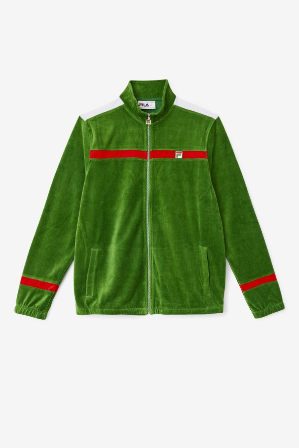 Fila Formal Garden/White/Red Ravid Velour Jacket