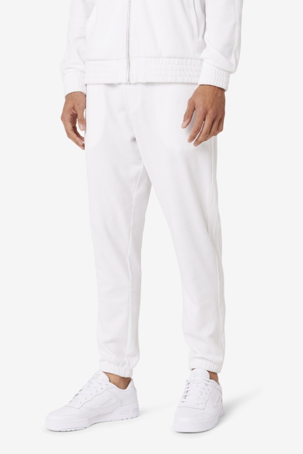 Deverall Velour Pant Fila White