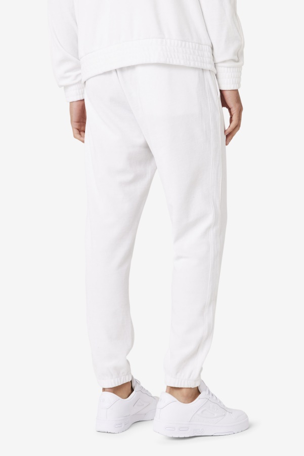 Deverall Velour Pant Fila White
