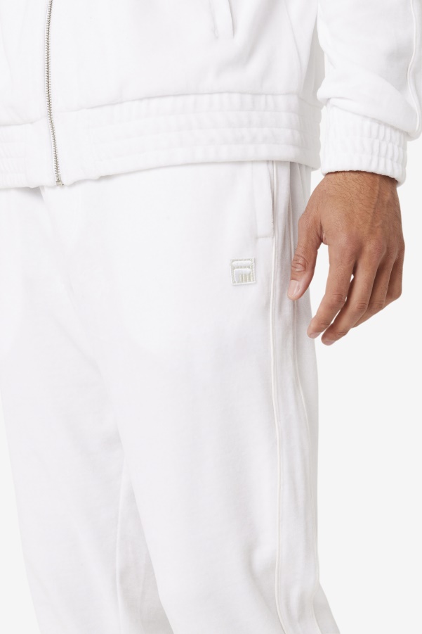 Deverall Velour Pant Fila White