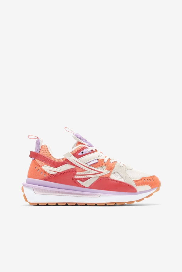 Women's Sandenal Fila White/Orange/Cayenne