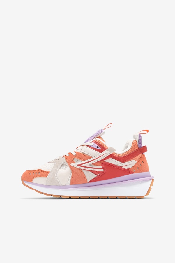 Women's Sandenal Fila White/Orange/Cayenne
