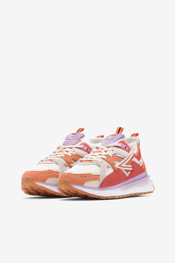 Women's Sandenal Fila White/Orange/Cayenne