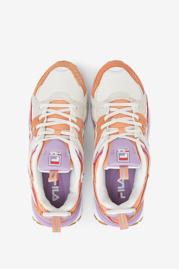 Women's Sandenal Fila White/Orange/Cayenne