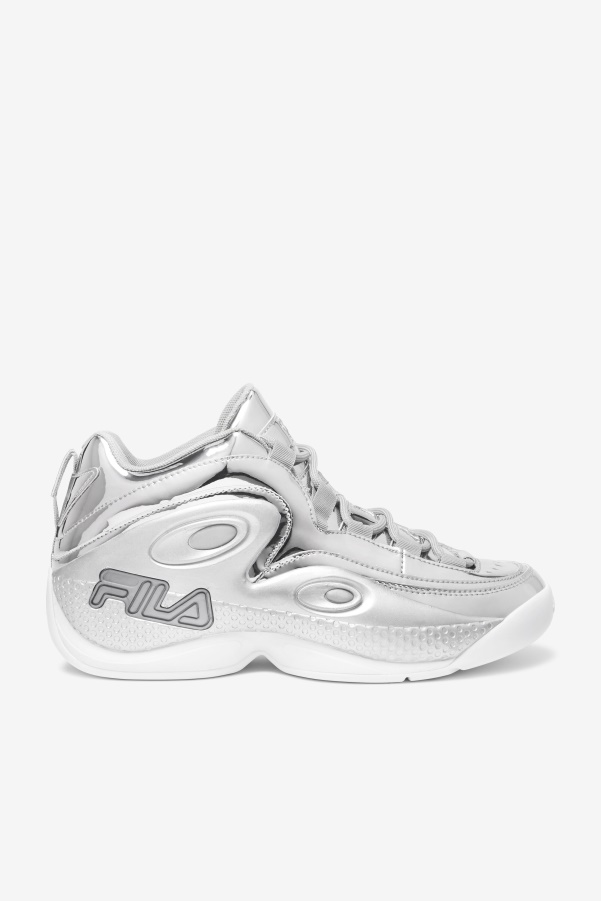 Metallic Silver Fila Grant Hill 3 Metallic