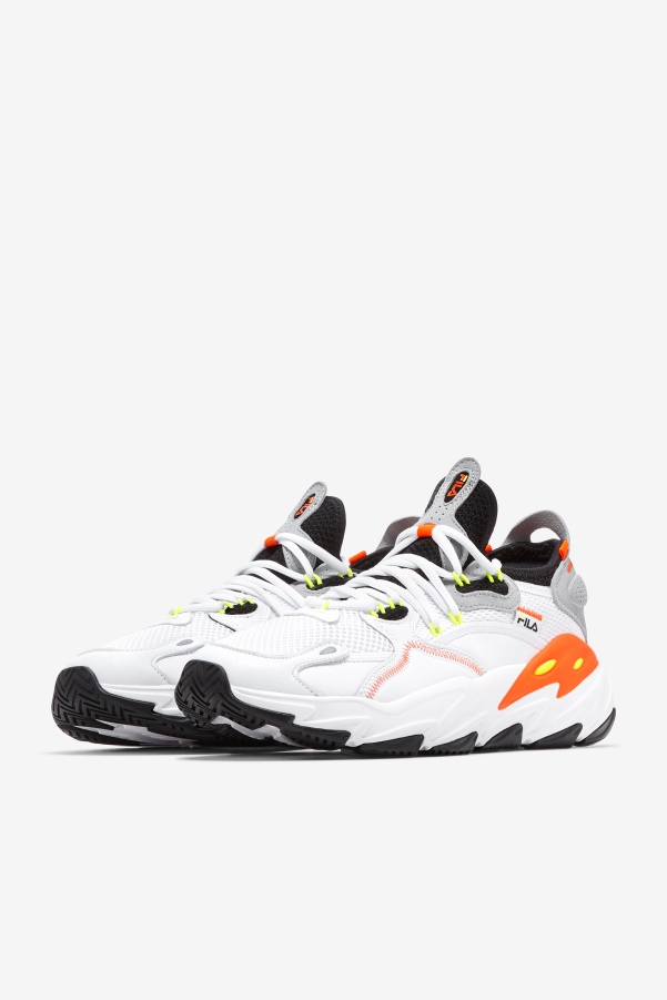 White/Black/Orange Men's Ray Tacer Evo 2 Fila