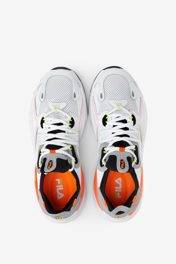 White/Black/Orange Men's Ray Tacer Evo 2 Fila